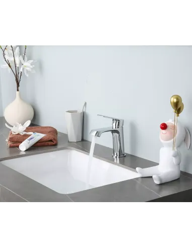 Смеситель для умывальника Frap F1071, однорычажный, хром