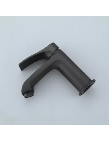 Змішувач для умивальника Frap F1075-9, одноважільний, сірий