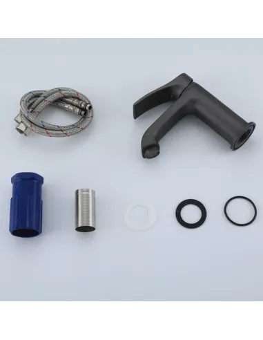 Смеситель для умывальника Frap F1075-9, однорычажный, серый