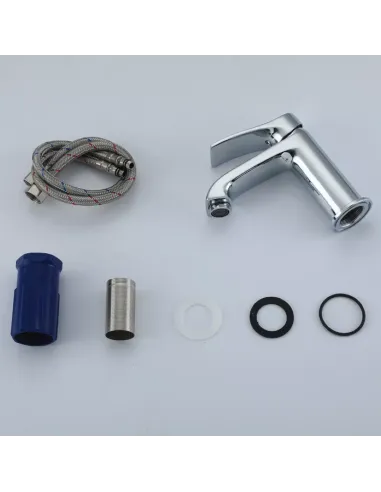 Змішувач для умивальника Frap F1075, одноважільний, хром