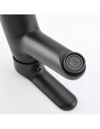 Змішувач для умивальника Frap F1017-6, одноважільний, чорний