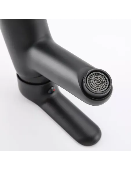 Смеситель для умывальника Frap F1017-6, однорычажный, черный