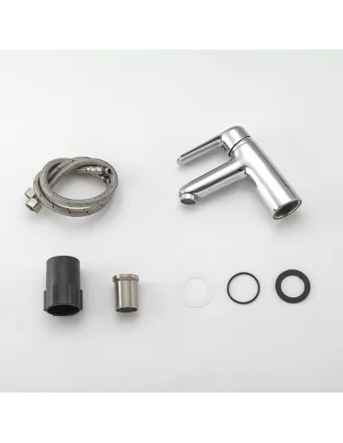 Змішувач для умивальника Frap F1017, одноважільний, хром