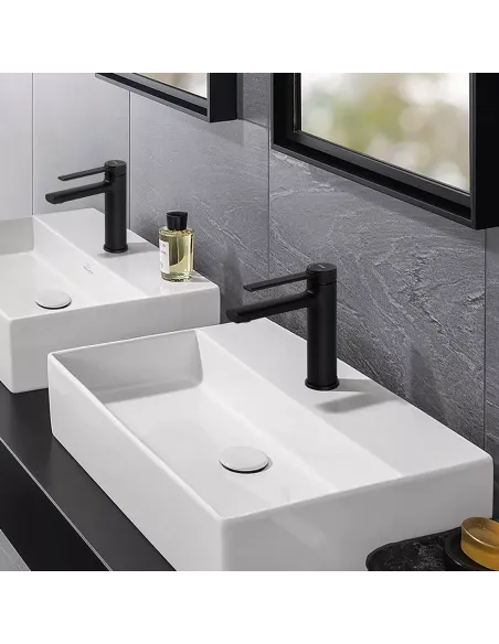 Змішувач для умивальника Frap F1067-6, одноважільний, чорний