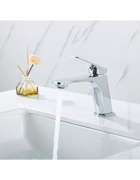 Смеситель для умывальника Frap F1087, однорычажный, хром