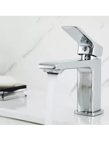 Змішувач для умивальника Frap F1084, одноважільний, хром