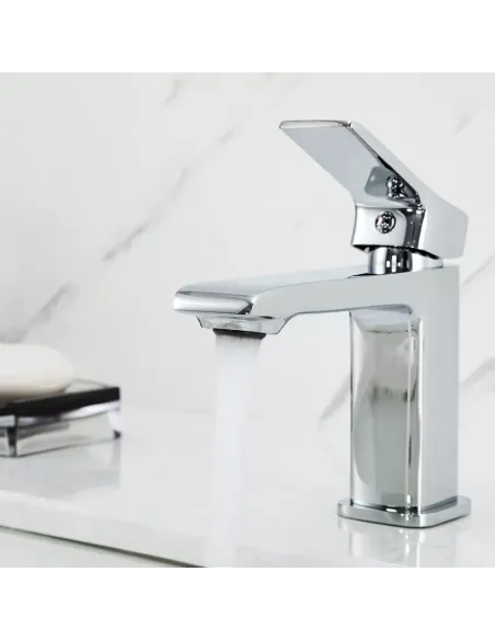 Змішувач для умивальника Frap F1084, одноважільний, хром