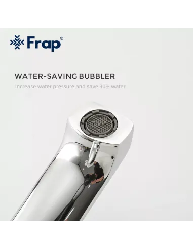 Змішувач для умивальника Frap F1071-2 високий, одноважільний, хром