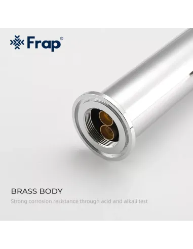 Змішувач для умивальника Frap F1071-2 високий, одноважільний, хром