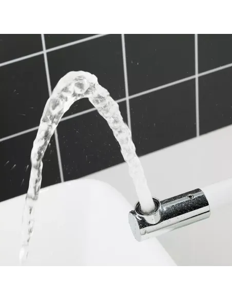 Смеситель для умывальника Frap F1052-14 высокий, однорычажный, белый