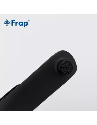 Смеситель для умывальника Frap F1052-57 высокий, однорычажный, черный