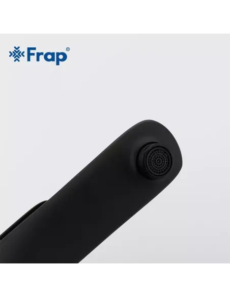 Змішувач для умивальника Frap F1052-57 високий, одноважільний, чорний