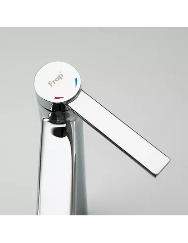 Смеситель для умывальника Frap F1067-2 высокий, однорычажный, хром
