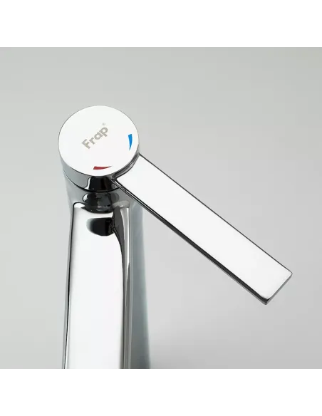 Змішувач для умивальника Frap F1067-2 високий, одноважільний, хром