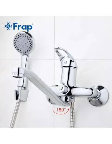 Смеситель для ванны Frap F2203 с душевым набором, хром