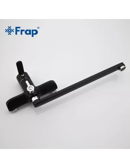 Змішувач для ванни Frap F2242 з душовим набором, чорний.