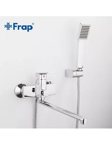 Смеситель для ванны Frap F2246 с душевым набором, хром