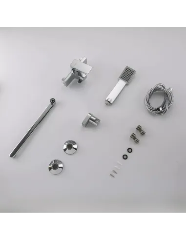 Смеситель для ванны Frap F2246 с душевым набором, хром