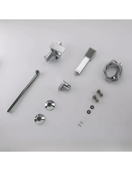 Смеситель для ванны Frap F2246 с душевым набором, хром Смеситель для ванны Frap F2246 с душевым набором, хром