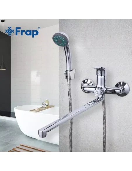 Змішувач для ванни Frap F2236 з душовим набором, хром.