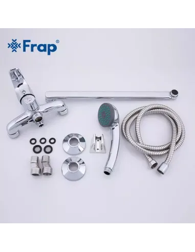 Смеситель для ванны Frap F2236 с душевым набором, хром