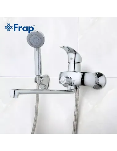 Смеситель для ванны Frap F2221 с душевым набором, хром