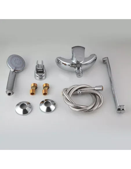 Смеситель для ванны Frap F2221 с душевым набором, хром