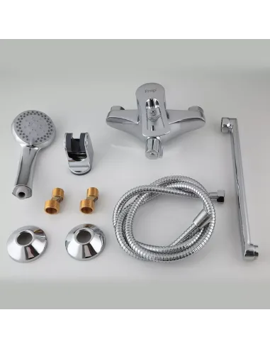 Смеситель для ванны Frap F2266 с душевым набором, хром