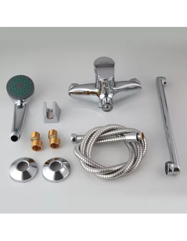 Змішувач для ванни Frap F22001 з душовим набором, хром.