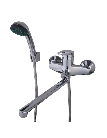Смеситель для ванны Frap F22004 с душевым набором, хром Смеситель для ванны Frap F22004 с душевым набором, хром