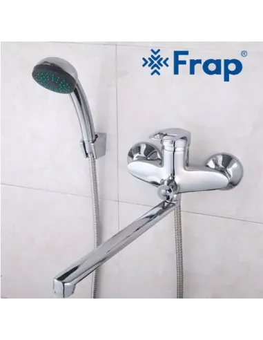 Смеситель для ванны Frap F22004 с душевым набором, хром