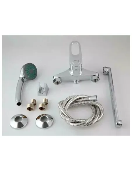 Смеситель для ванны Frap F22004 с душевым набором, хром Смеситель для ванны Frap F22004 с душевым набором, хром