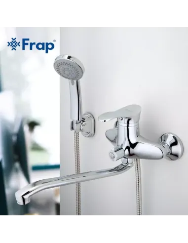 Змішувач для ванни Frap F22021 з душовим набором, хром.