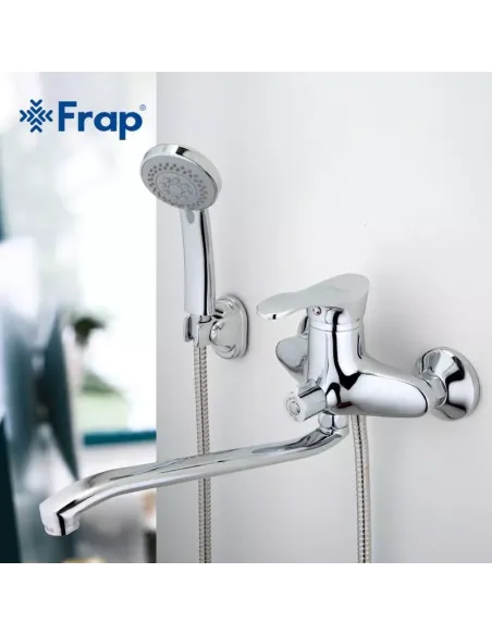 Смеситель для ванны Frap F22021 с душевым набором, хром