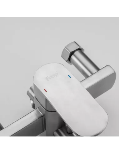 Смеситель для ванны Frap F22805 с душевым набором, нержавеющая сталь