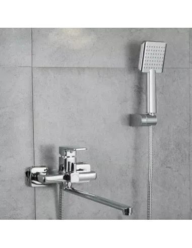 Змішувач для ванни Frap F2260 з душовим набором, хром.