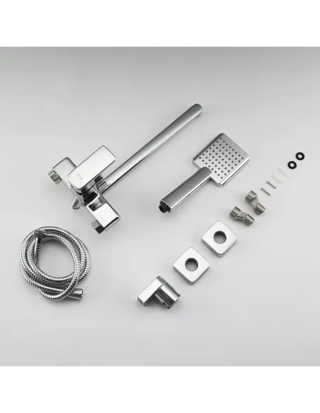 Змішувач для ванни Frap F2260 з душовим набором, хром.