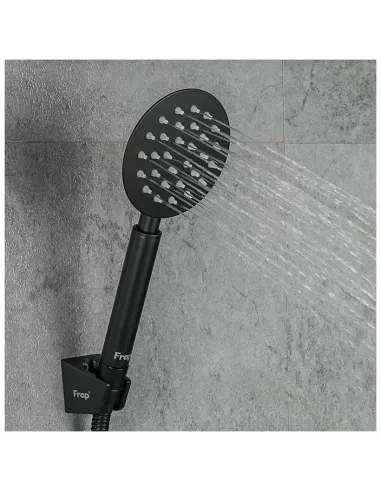 Смеситель для ванны Frap F22801-6 с душевым набором, черный