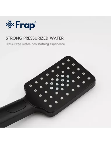 Смеситель для ванны Frap F2262 с душевым набором, черный