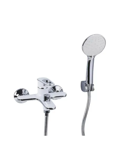 Смеситель для ванны Frap F3249 с душевым набором, белый