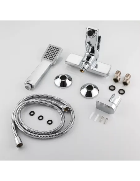 Смеситель для ванны Frap F3246 с душевым набором, хром