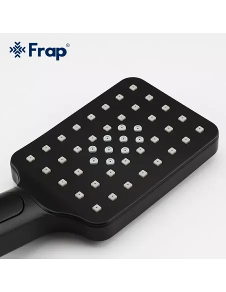 Змішувач для ванни Frap F3262 з душовим набором, чорний.