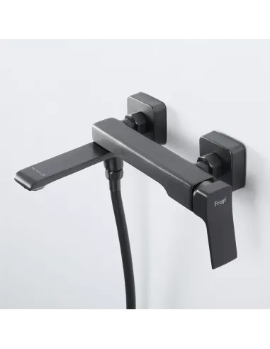 Змішувач для ванни Frap F3284-9 з душовим набором, сірий