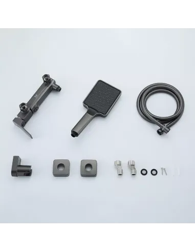 Смеситель для ванны Frap F3284-9 с душевым набором, серый