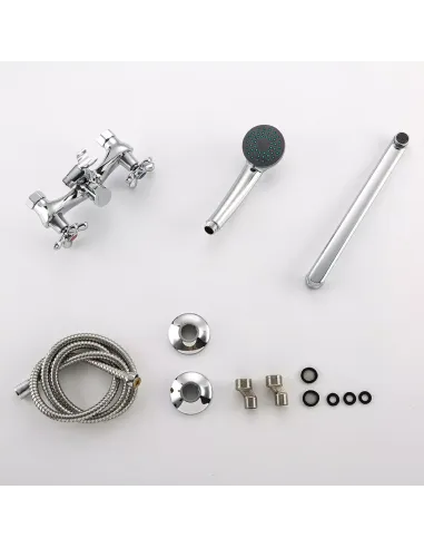 Смеситель для ванны Frap F22731-B двухвентильный, хром