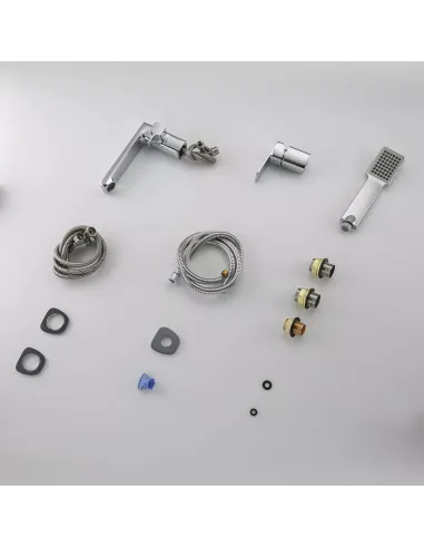 Смеситель для ванны на борт Frap F1146, хром, с душевым набором