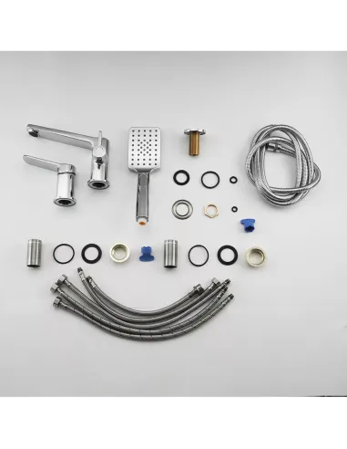 Змішувач для ванни на борт Frap F1161, хром з душовим набором