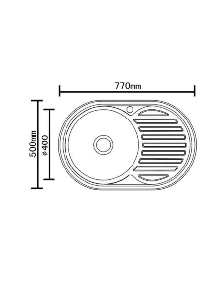 Мийка кругла Romzha Dana Nova Eko Satin - 1