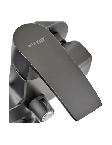 Змішувач для ванни Mixxus Magnum 009 Euro Black з душовим набором