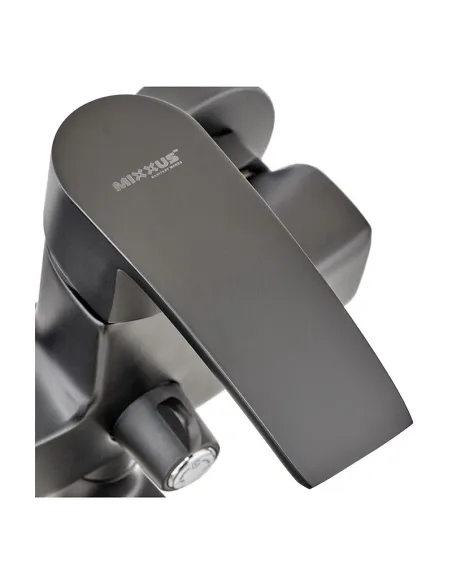 Смеситель для ванны Mixxus Magnum 009 Euro Black с душевым набором